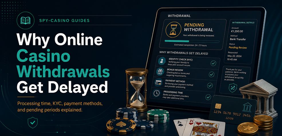 Why Online Casino Withdrawals Get Delayed