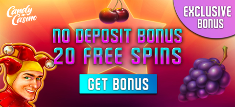No deposit bonus at Candy Casino – 20 free spins