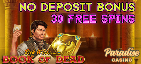 No deposit bonus in Paradise Casino