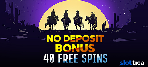 No Deposit Bonus online casino – 40 free spins from Slottica Casino