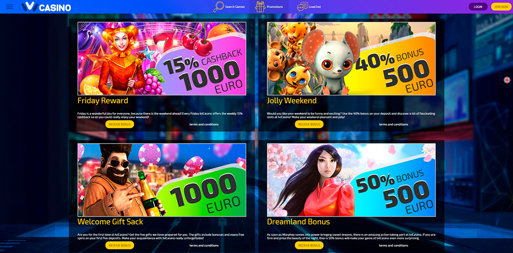 Ivi casino no deposit bonuses