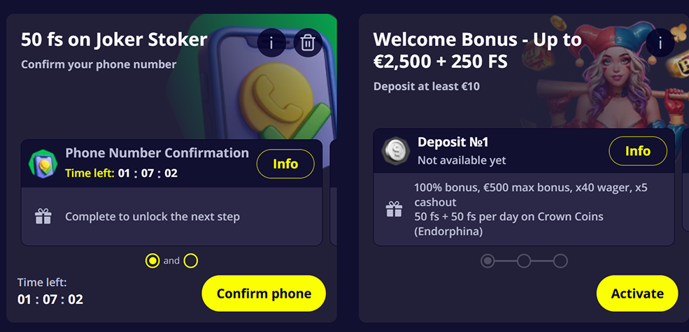 Slotoro Casino tested bonuses