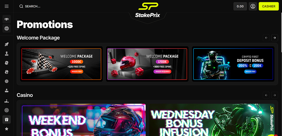 Stakeprix Casino bonuses tested