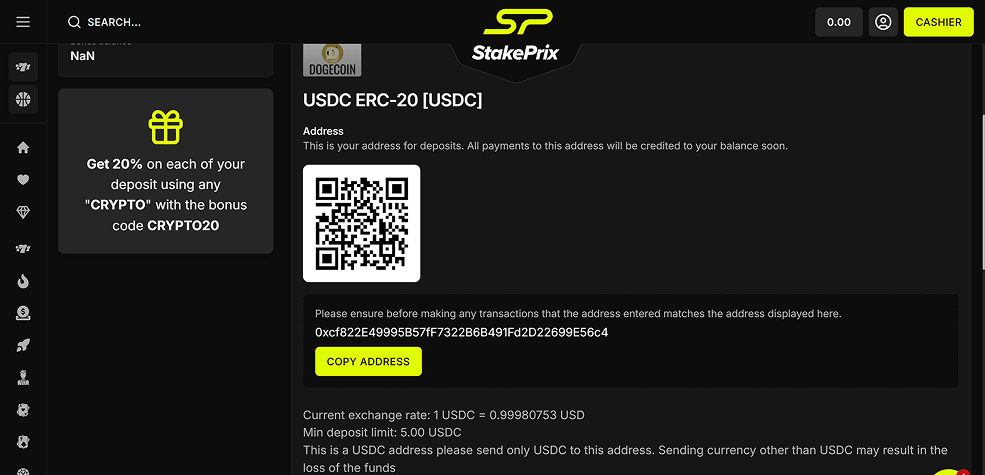 Stakeprix Casino deposit tested